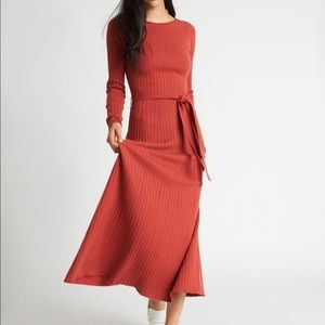 Kit & Ace DREAMY MERINO LONG SLEEVE FLARE DRESS